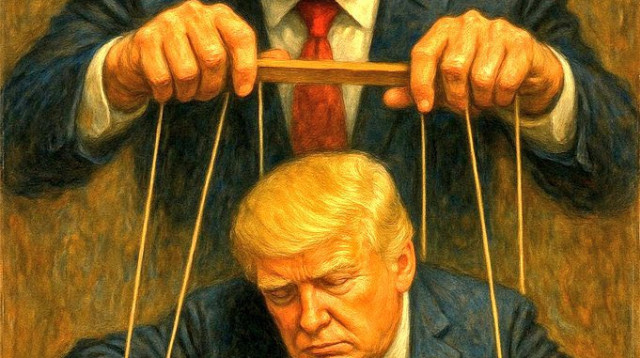 קריקטורה אנטישמית שפורסמה בחשבון הלינקדין של ניית'ן מקורמק (צילום: מתוך הרשת החברתית (שימוש לפי סעיף 27א לחוק זכויות יוצרים))