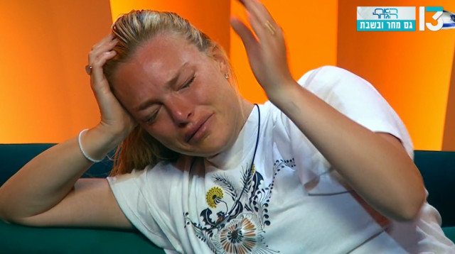 מאור ברוכמן בחדר האח הגדול (צילום: באדיבות רשת 13)