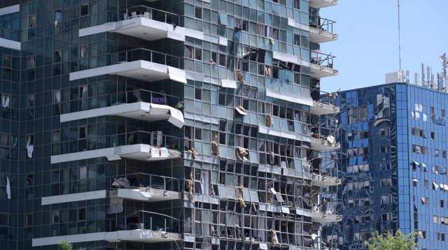 הרס ברמת גן (צילום: אבשלום ששוני)