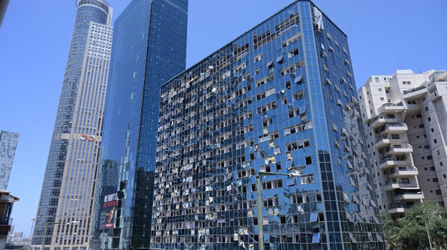 הרס ברמת גן (צילום: אבשלום ששוני)