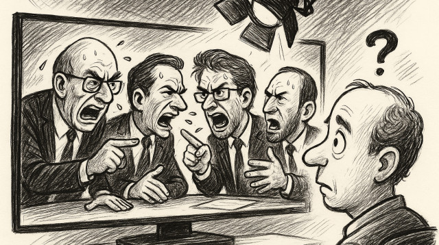 פרשנים (צילום: AI)