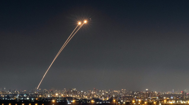 מיירטים בשמי אזור המרכז (צילום: יוסי אלוני, פלאש 90)
