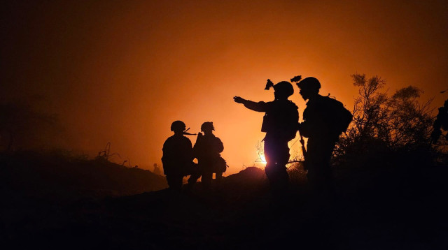 חיילי צה"ל ברצועת עזה (צילום: דובר צה"ל)