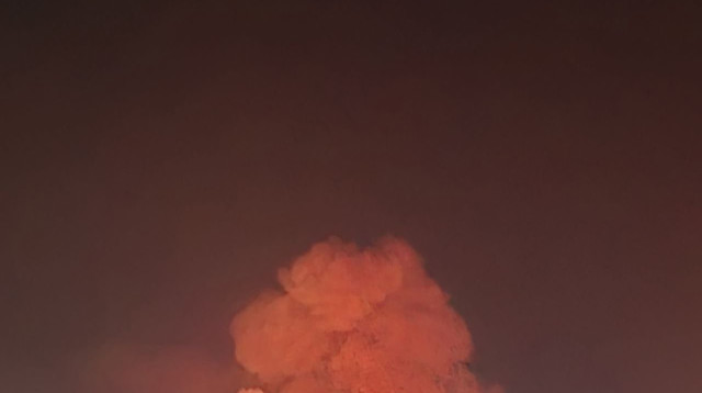 תקיפה באיראן (צילום: רשתות ערביות)