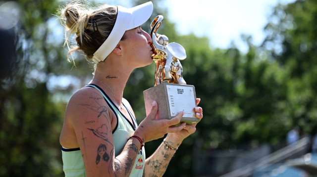 מרקטה וונדרושובה, טורניר ברלין 2025 (צילום: רויטרס)