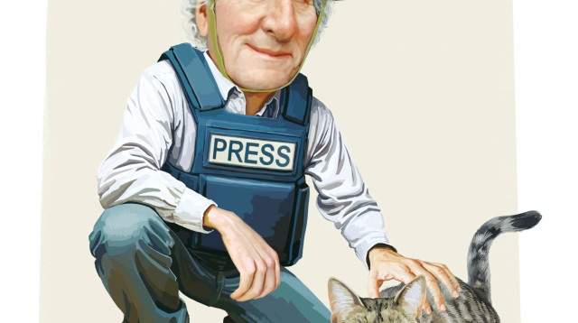 חתולה עקשנית (צילום:  איור: אופיר בגון)