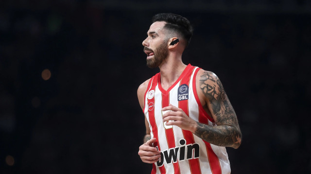 שחקן אולימפיאקוס לוקה וילדוסה (צילום: GettyImages, DIMITRIS KAPANTAIS/SOOC/AFP)