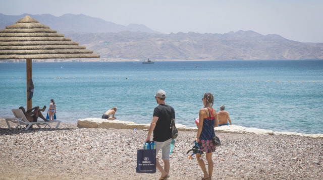 חוף הים באילת (צילום: יוסי זלינגר פלאש 90)