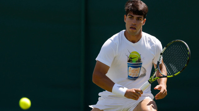 קרלוס אלקראס, ווימבלדון 2025 (צילום: רויטרס)