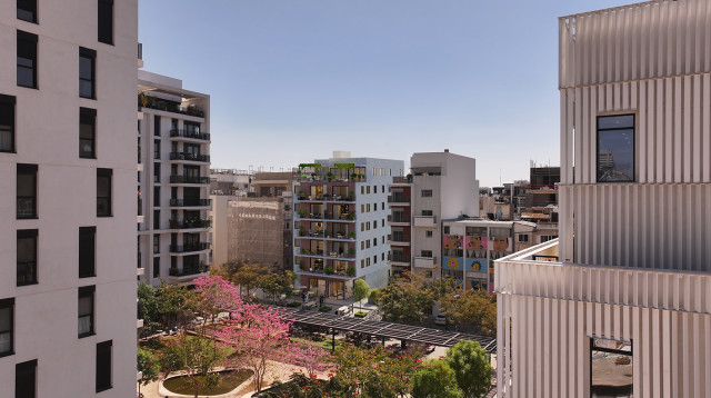 COLORS - פרויקט בוטיק בשכונת פלורנטין (צילום: SHARPEN)