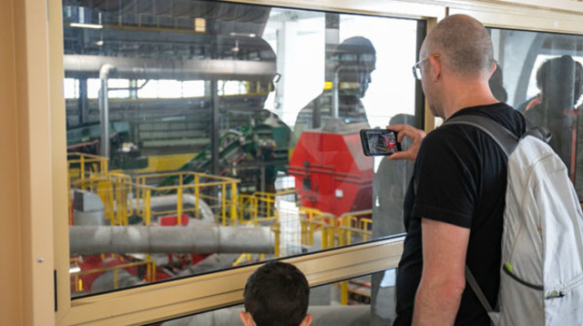 סיורים במתקני הפסולת בחירייה  (צילום: אבנר אלקרס)