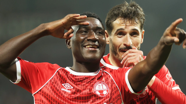 שחקן הפועל באר שבע קינגס קאנגווה (צילום: קובי אליהו)