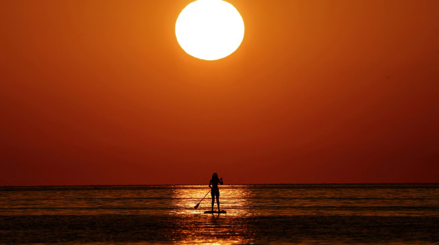 שקיעה בספרד (צילום: רויטרס)