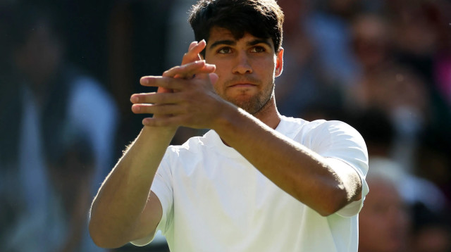 קרלוס אלקראס טניסאי ספרדי (צילום: רויטרס)