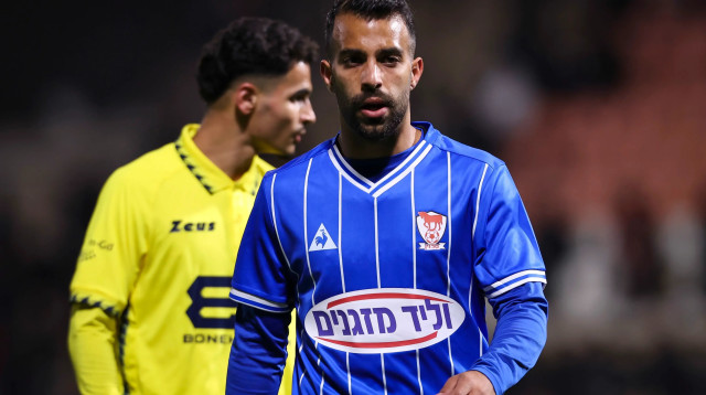 אלעד שחף שחקן בני סכנין (צילום: מאור אלקסלסי)