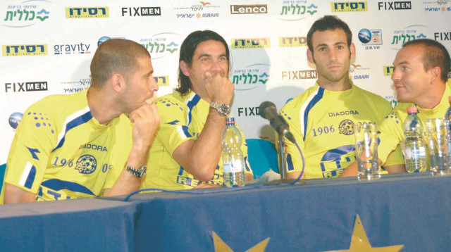 אבי נמני, אייל ברקוביץ', ג'ובאני רוסו, אבי יחיאל (צילום: עדי אבישי)