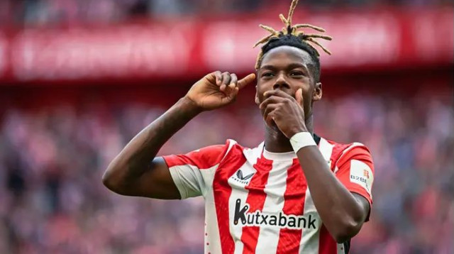 ניקו וויליאמס האריך חוזה באתלטיק בילבאו (צילום: אימג'בנק  GettyImages, ANDER GILLENEA/AFP)