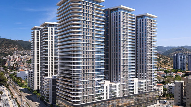 פרויקט קבוצת רייק בטירת כרמל (צילום: קראפט הדמיות)