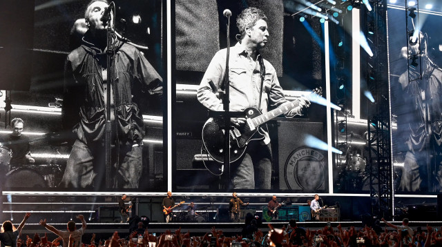 להקת אואזיס במופע האיחוד (צילום: GettyImages)