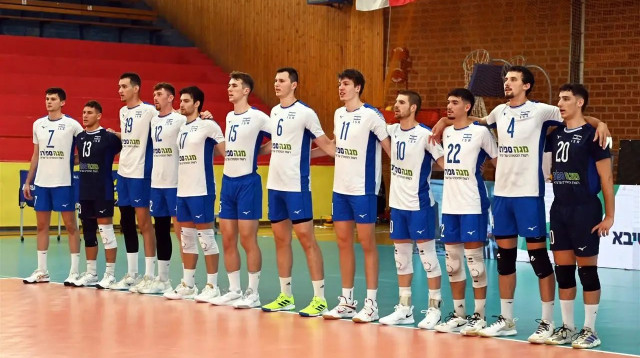 נבחרת ישראל בכדורעף (צילום: אתר רשמי, איגוד הכדורעף)