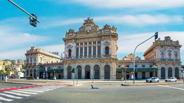 תחנת רכבת בעיר ג'נובה באיטליה (צילום: אינגאימג')