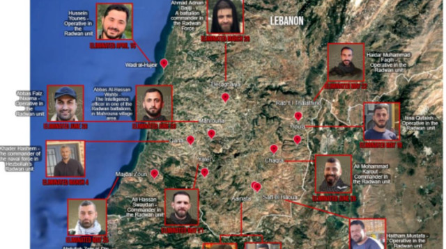 מנהיגי רדואן שחוסלו (צילום: מכון עלמא)