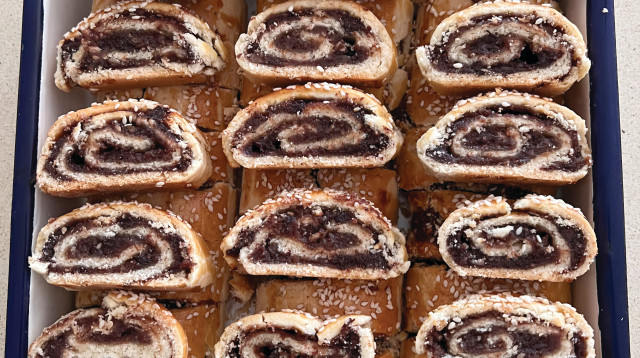 עוגיות מגולגלות (צילום: פסקל פרץ-רובין)