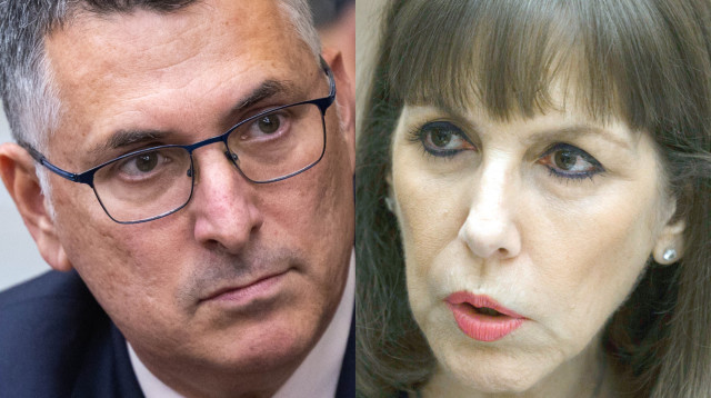 לימור לבנת, גדעון סער (צילום: יונתן זינדל, פלאש 90)