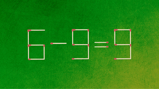 האם תצליחו לפתור את המשוואה באמצעות הזזת גפרור אחד בלבד? (צילום: מערכת מעריב)