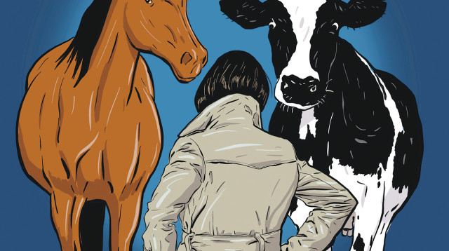 סוד כמוס לפרה ולסוס, ולמרסל מוסרי (צילום: איור: אורי פינק)