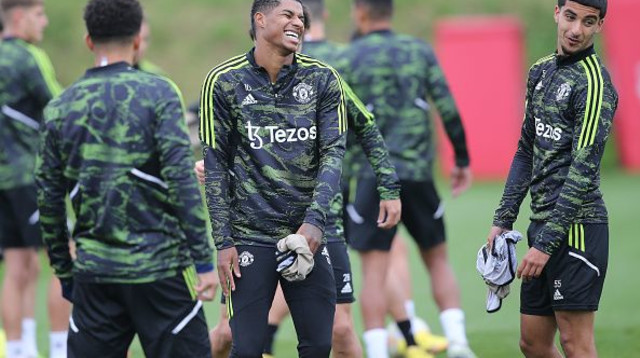 זידאן איקבל ומרכוס רשפורד (צילום: John Peters)