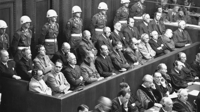 משפטי נירנברג (צילום: Fred Ramage gettyimages)