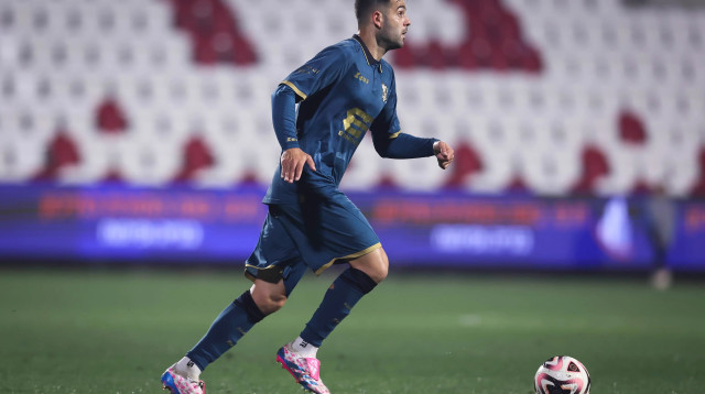 גיא חדידה שחקן מכבי בני ריינה (צילום: מאור אלקסלסי)