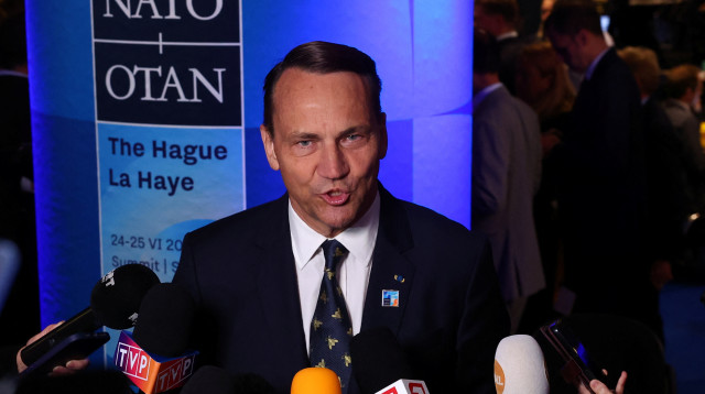 שר החוץ של פולין, רדוסלב סיקורסקי (צילום: רויטרס)