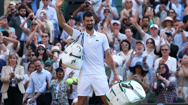 נובאק ג'וקוביץ', חצי גמר ווימבלדון 2025 (צילום: רויטרס)