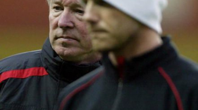 בקהאם ופרגוסון (צילום: Laurence Griffiths)