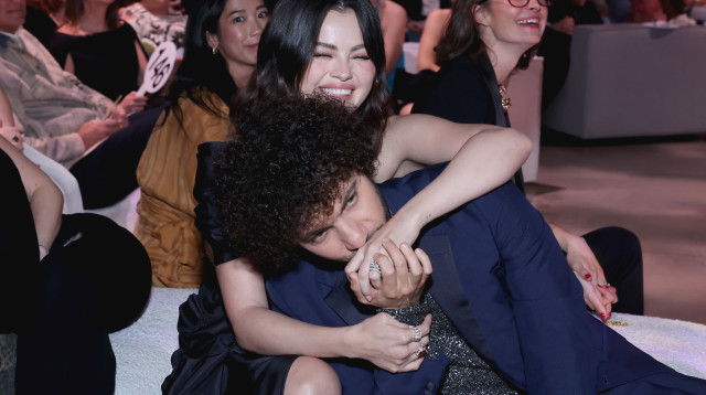 סלינה גומז ובני בלנקו (צילום:  Amy Sussman/Getty Images)