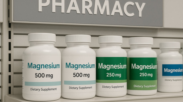 תוספי מגנזיום על המדף. לרוב מיותרים (צילום: מעריב אונליין)