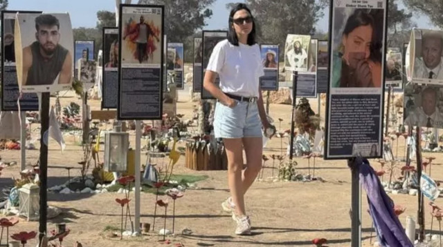 גל גדות במתחם הנובה ברעים (צילום: צילום מסך אינסטגרם)