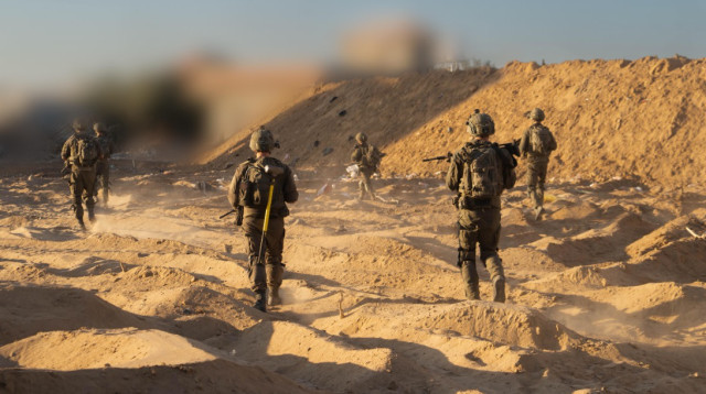 פעילות כוחות צוות הקרב של חטיבה 7 בצפון רצועת עזה (צילום: דובר צה"ל)