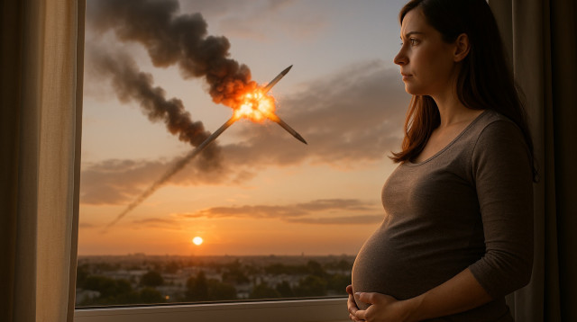 היריון במלחמה. השפעה על האם והעובר  (צילום: מעריב אונליין)