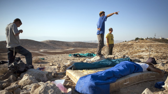 נערי הגבעות. למצולמים אין קשר לכתבה (צילום: מתניה טאוסיג, פלאש 90)