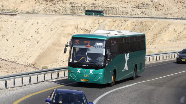 קו 390 לאילת (צילום: באדיבות קבוצת אגד)