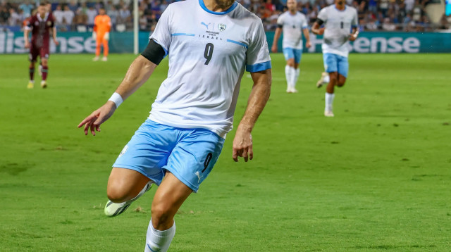 שון וייסמן נבחרת ישראל מול בלארוס (צילום: דני מרון)