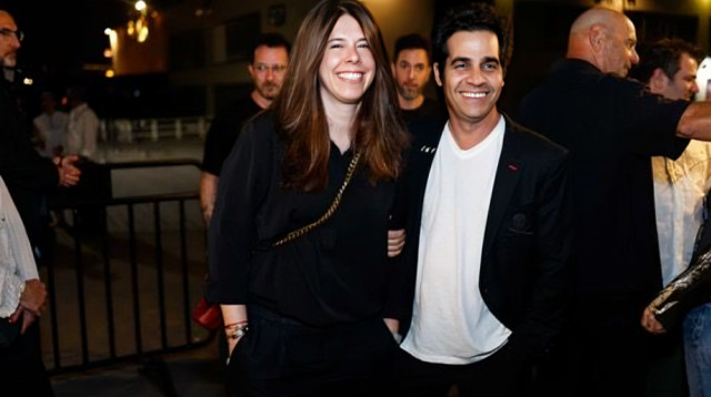 אביב גפן ושרון קאופמן  (צילום: באדיבות חברת ההפקה ״דה גרופ״)