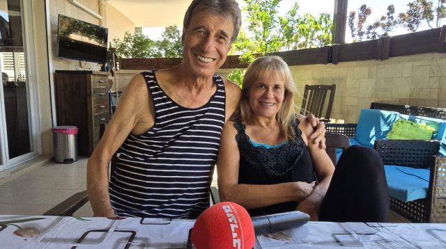 אירית וזאביק שטרן מפתח תקווה (צילום: אלון חכמון)