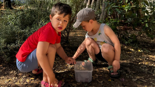 תאומי משפחת ישועה  (צילום: טל פינקלשטיין)