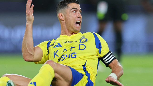 שחקן אל נאסר, כריסטיאנו רונאלדו (צילום: GettyImages, Abdullah Ahmed)