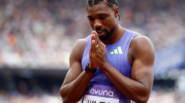 נואה ליילס אצן אמריקאי (צילום: רויטרס)