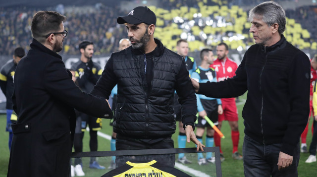 רונן חרזי, אלי אוחנה, משה חוגג (צילום: דני מרון)